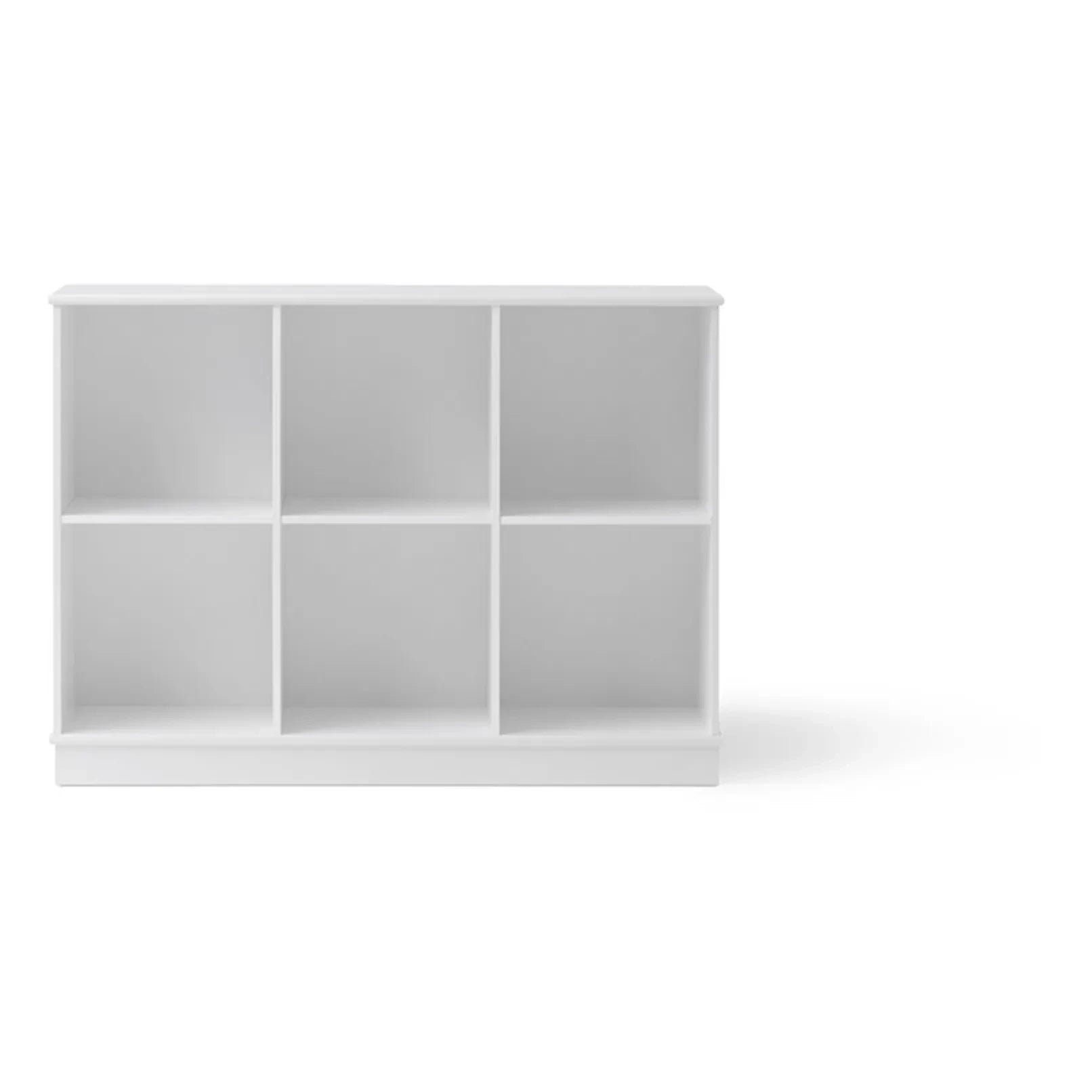 Oliver Furniture - Estantería de madera 3x2 | Blanca