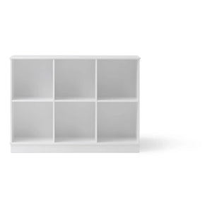 Oliver Furniture - Estantería de madera 3x2 | Blanca