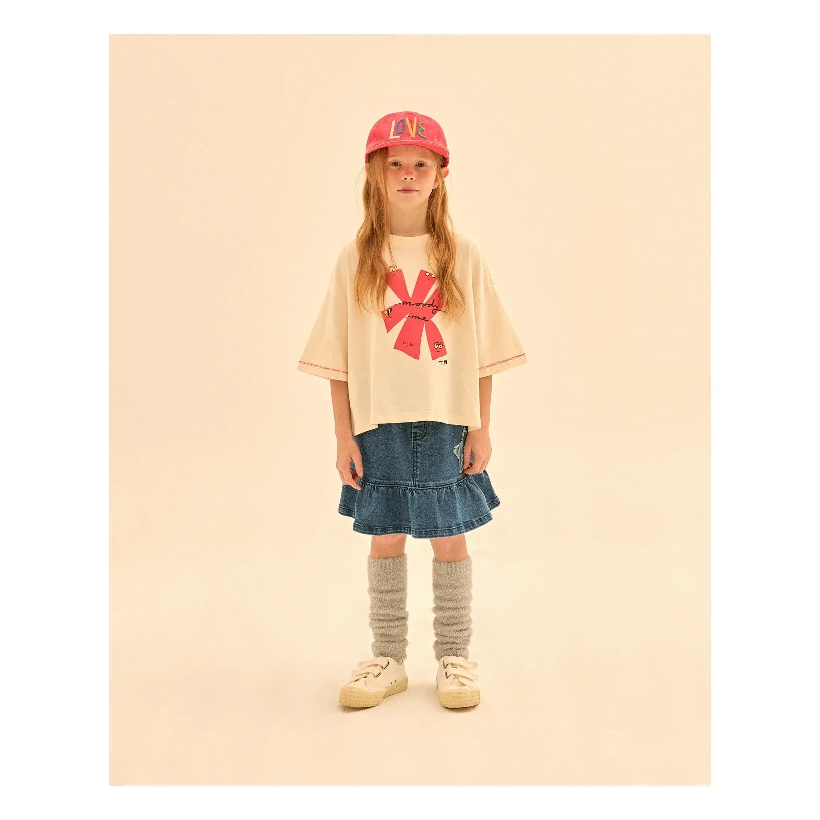 Jelly Mallow - Moody Me Camiseta | Ecru
