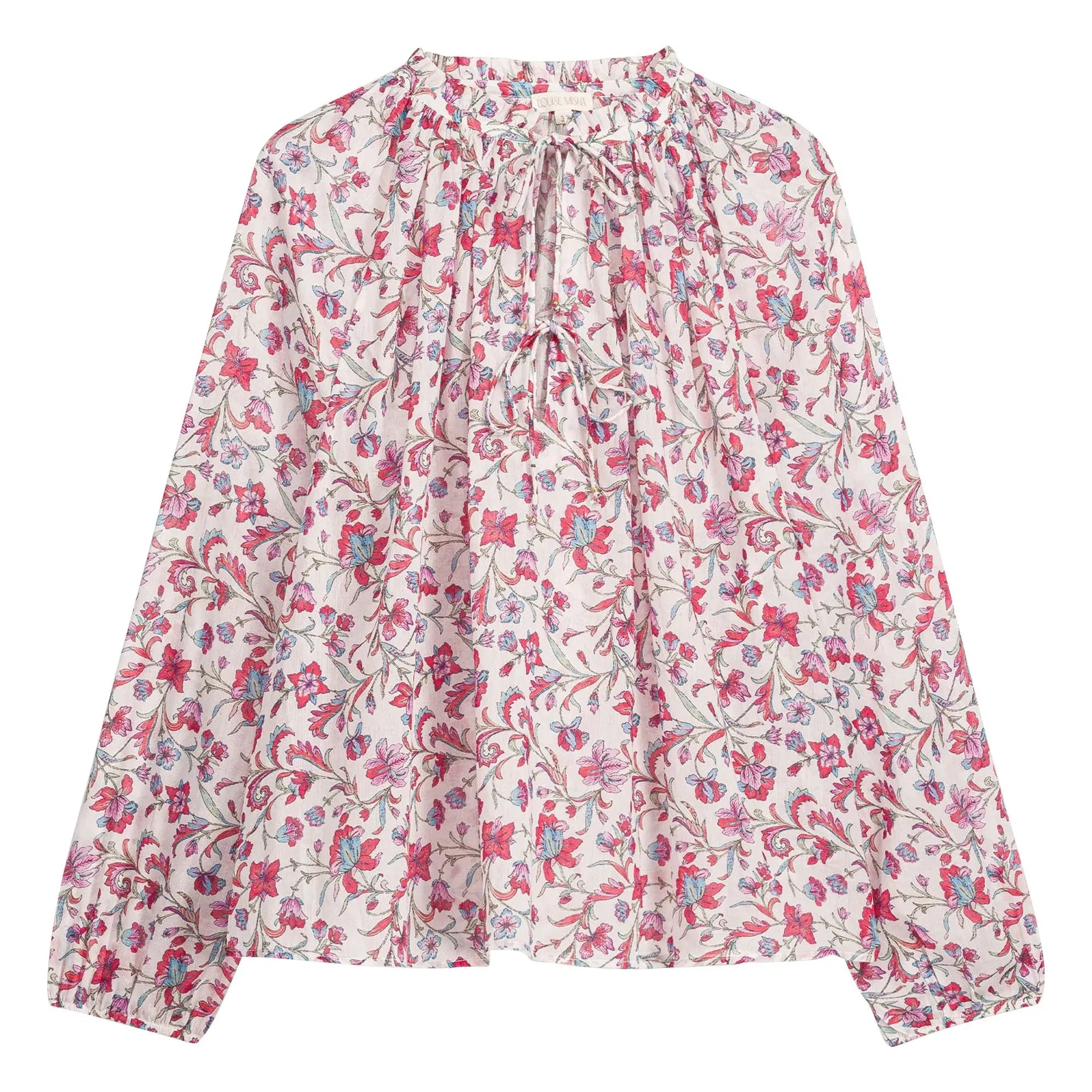 Louise Misha - Blusa Nicoliana de Algodón Orgánico | Rosa