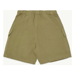 Main Story - Pantalones cortos cargo de algodón orgánico | Verde oliva