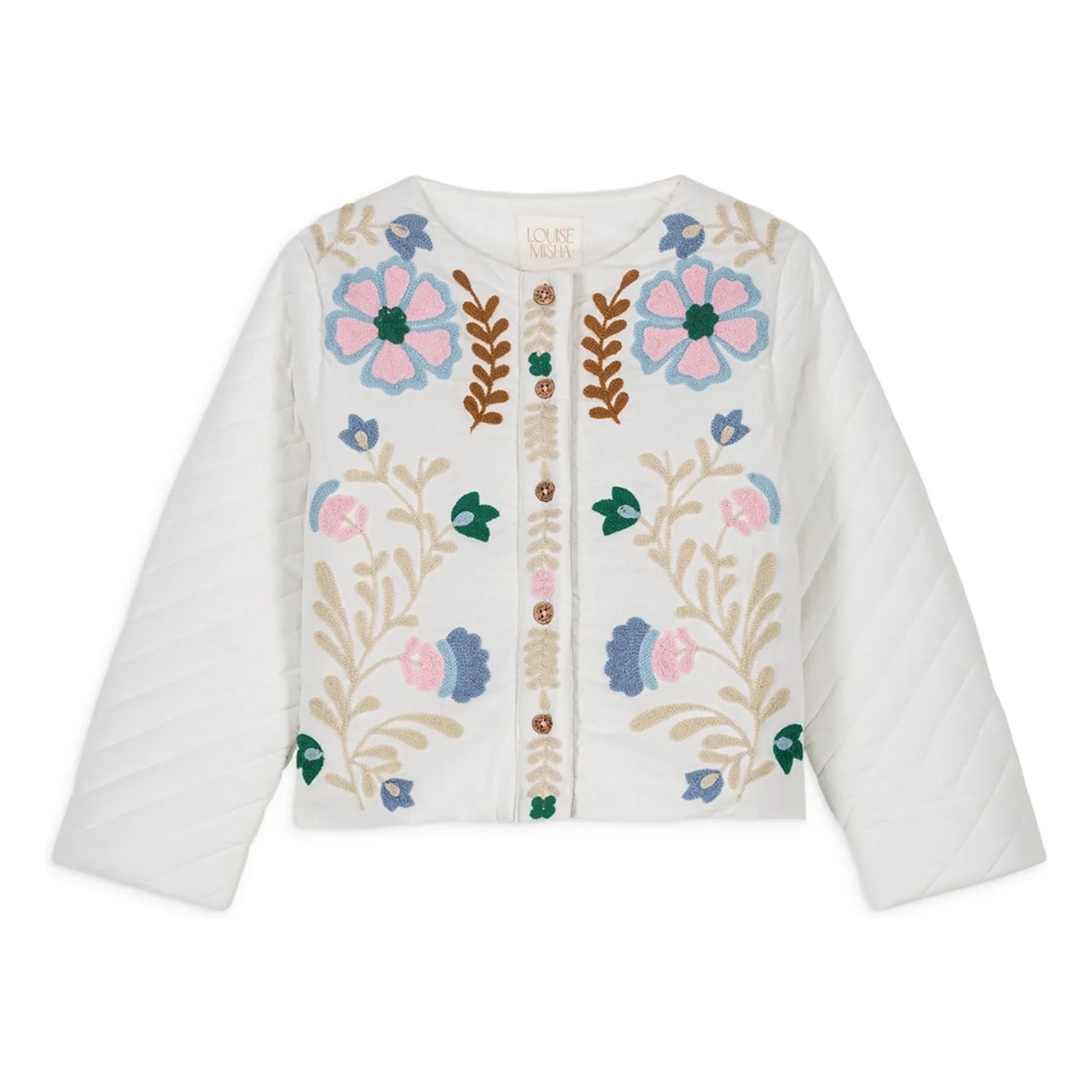 Louise Misha - Chaqueta Orisha de algodón orgánico | Blanco