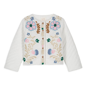 Louise Misha - Chaqueta Orisha de algodón orgánico | Blanco