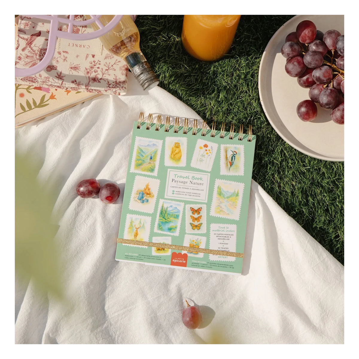 La Petite Épicerie - Cuaderno de acuarelas - Paisaje natural