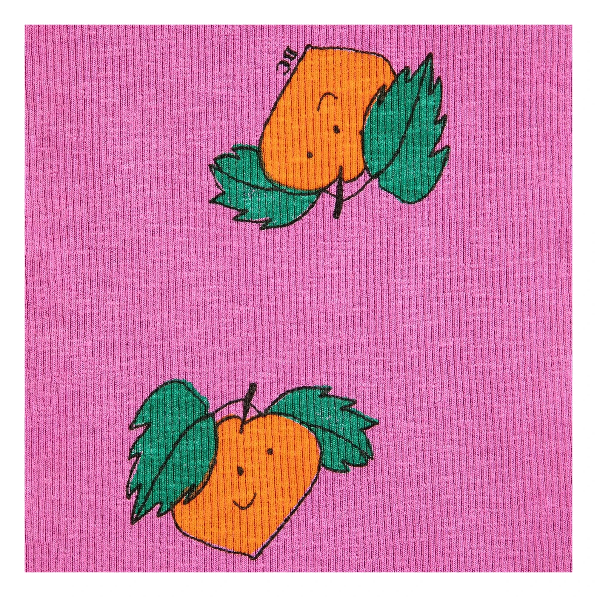 Bobo Choses - Camiseta de tirantes acanalada Oranges Algodón orgánico | Púrpura