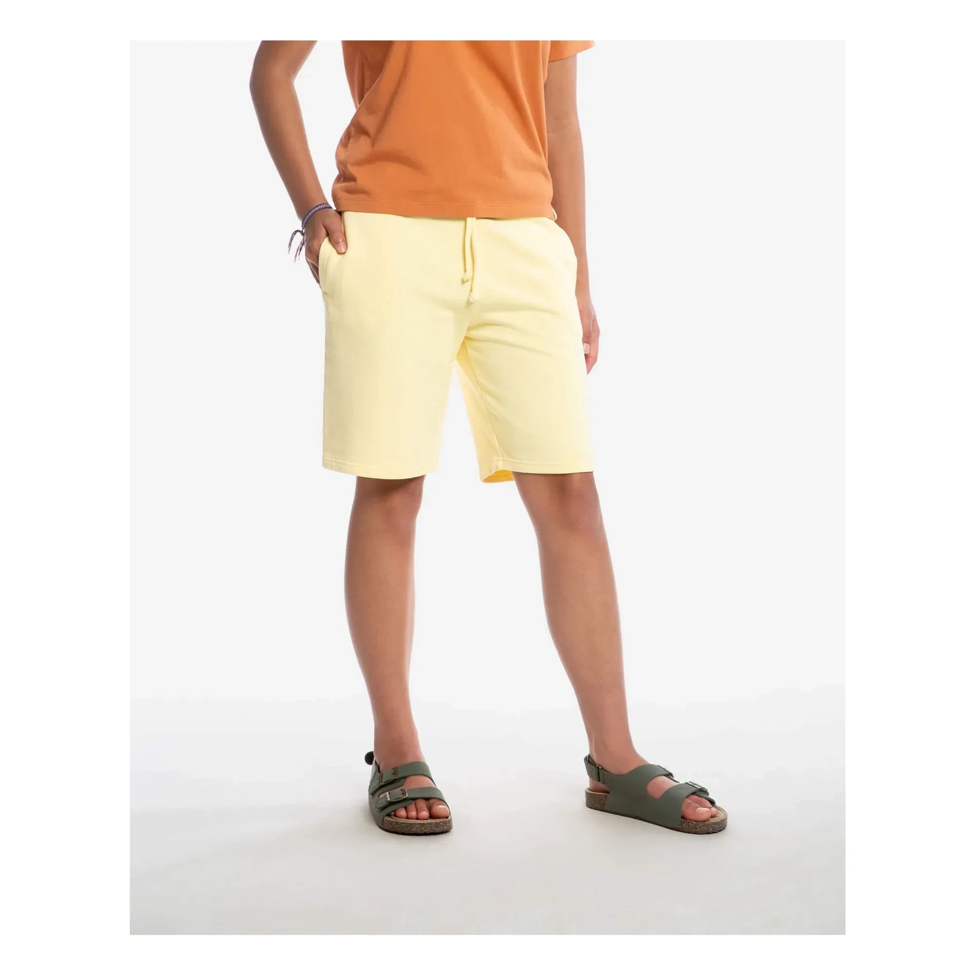 Matona - Short de algodón orgánico | Amarillo pálido
