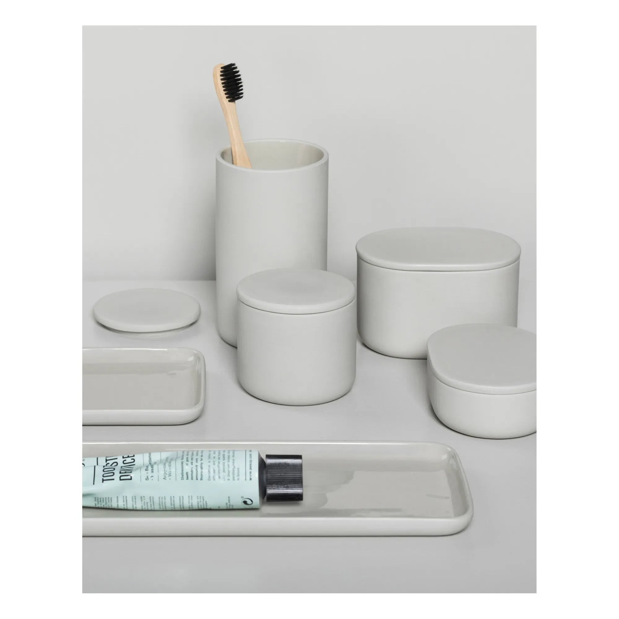 Serax - Caja redonda con tapa | Beige