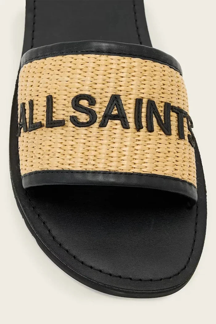 Sandalias deslizantes de piel Hoxton para mujer de AllSaints