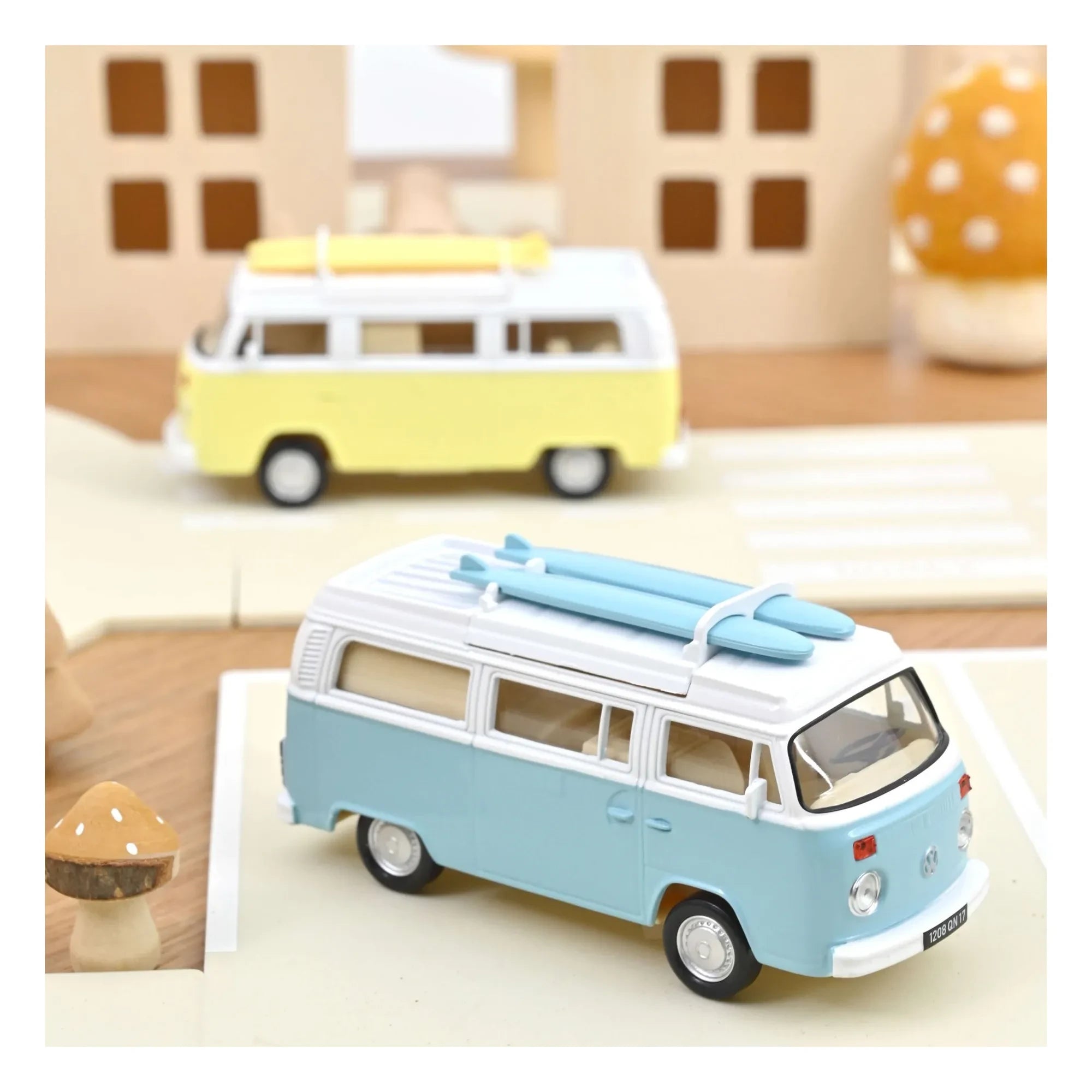 Norev - Volkswagen T2b Camper Van 1973 | Azul