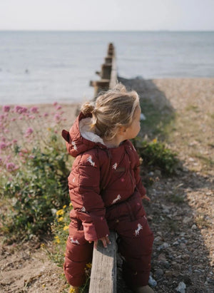 Töastie - Chaqueta de montaigne impermeable hecha de fibras recicladas | Terracota