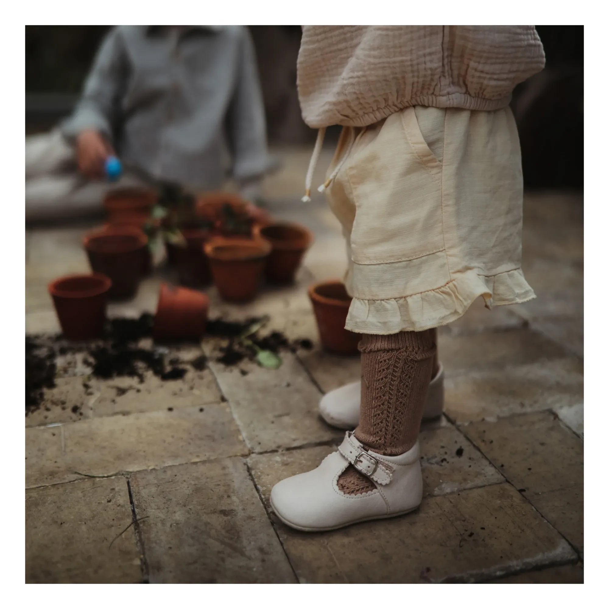 Petit Nord - Botas T-Bar | Crema