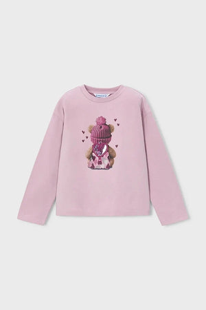 Mayoral blusa de manga larga de algodón para niños