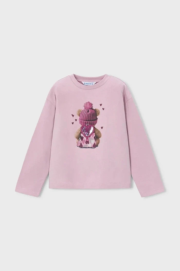 Mayoral blusa de manga larga de algodón para niños