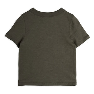 Mini Rodini - Camiseta Gaviota Algodón orgánico | Negro