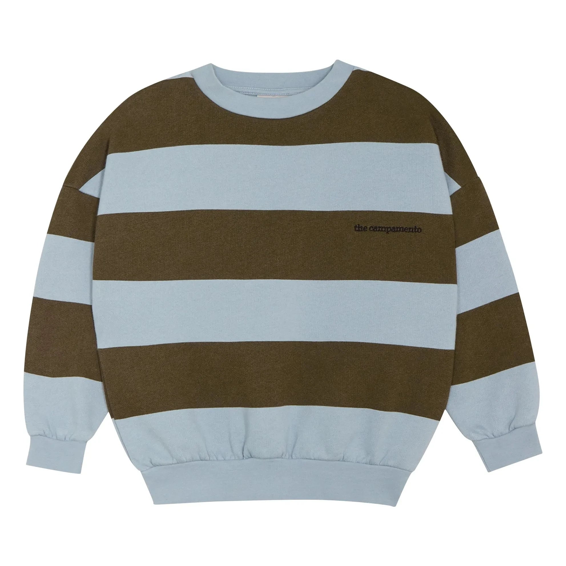 The Campamento - Çizgili sweatshirt | Haki