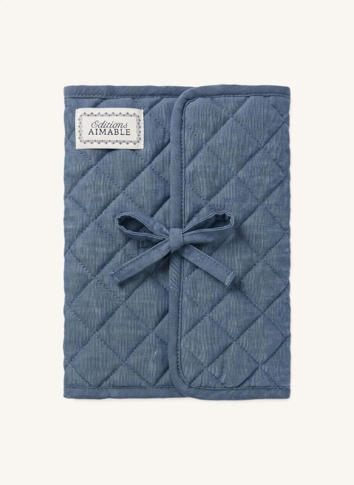 Editions Aimable - Funda para libro de salud Henriette | Chambray Azul