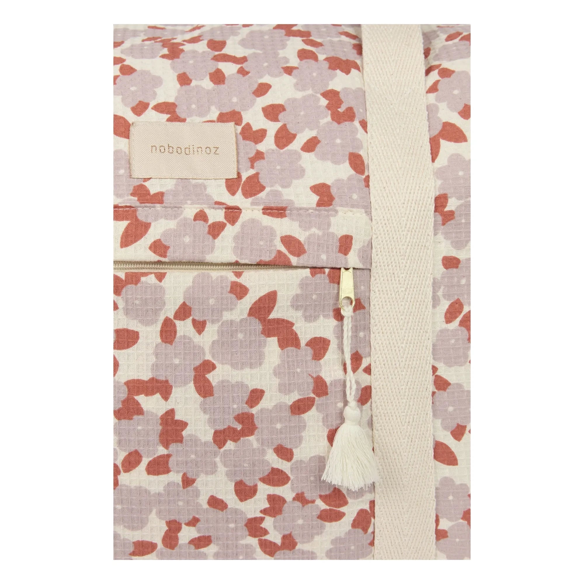 Nobodinoz - Bolso cambiador impermeable Opera Mauve Sakura | Malva
