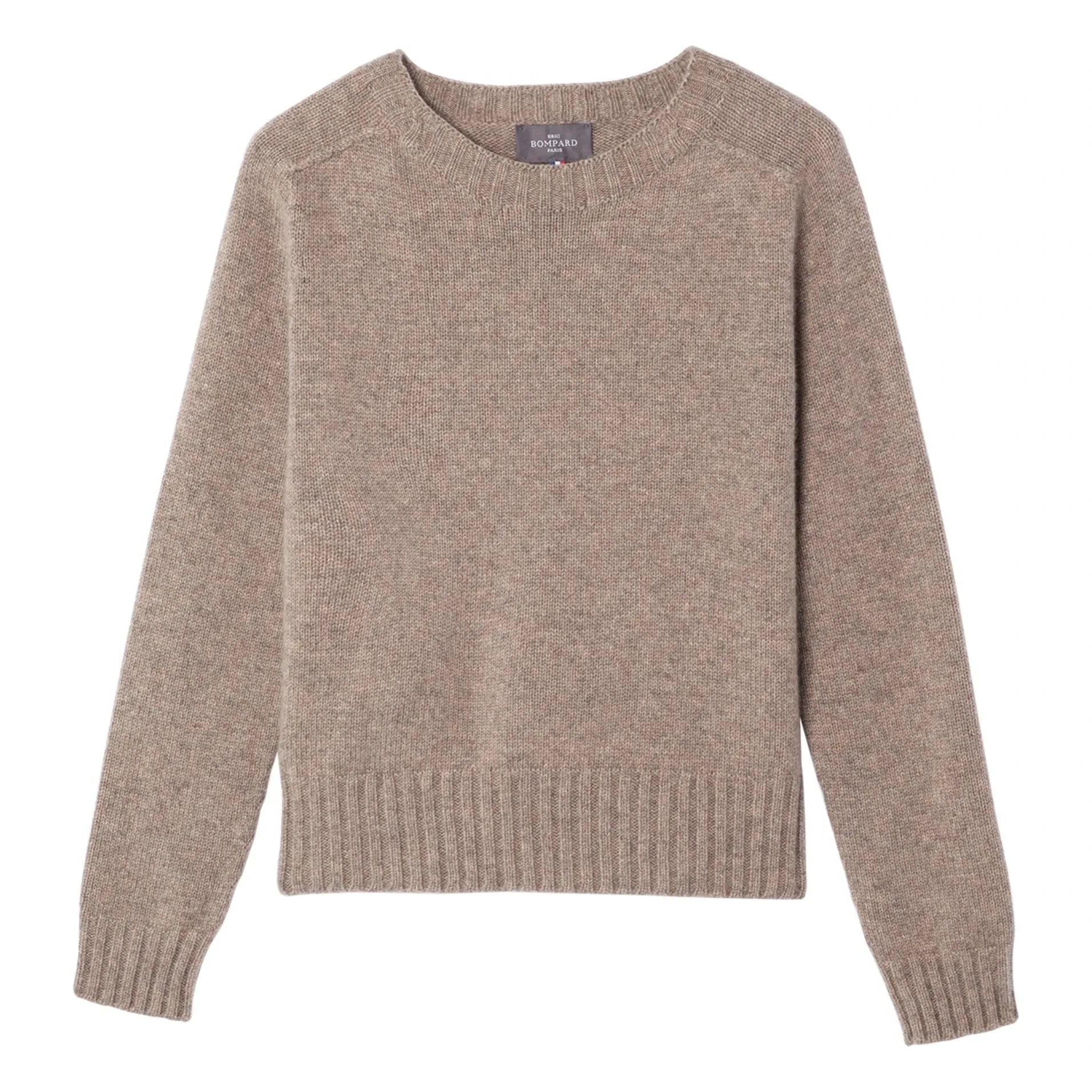 Bompard - Jersey de cachemir con cuello redondo y mangas martillo | Beige
