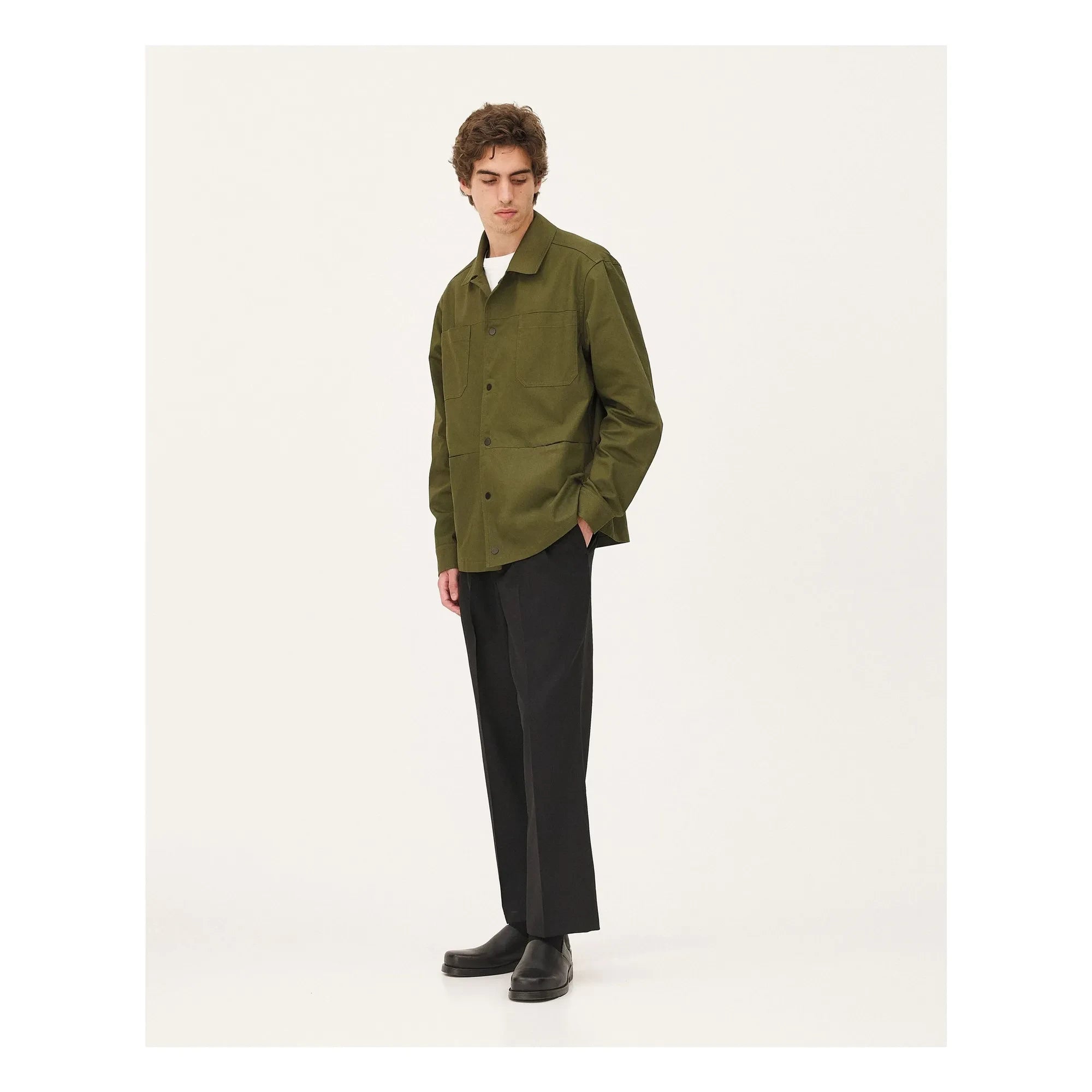 Noyoco - Chaqueta de Algodón Orgánico Vancouver | Verde Bosque