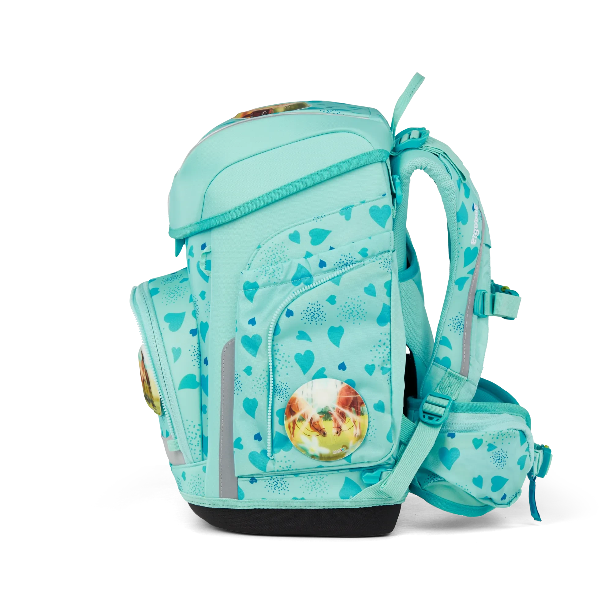 Ergobag - Set de mochila escolar Cubo Horsedreambear