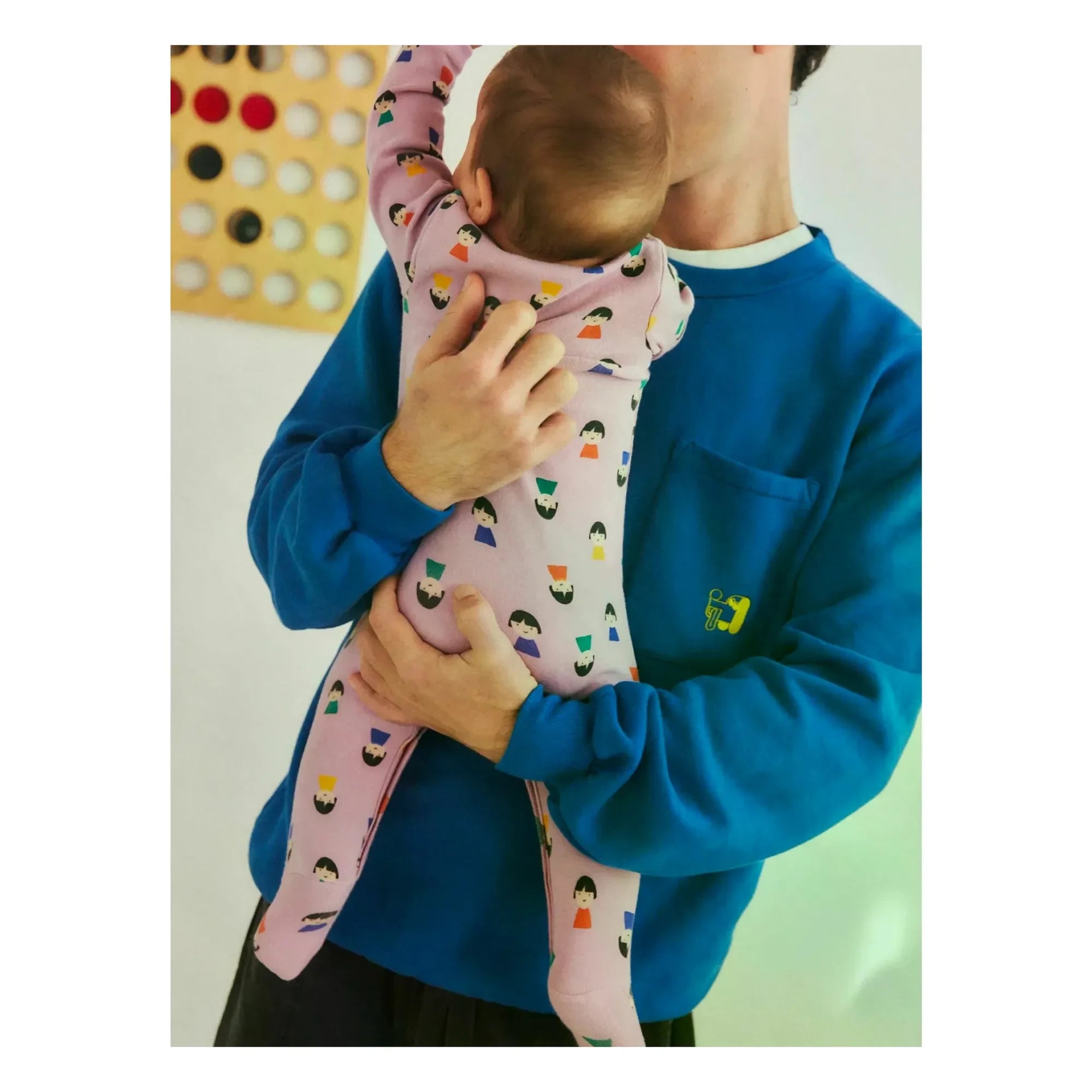 Bobo Choses - Conjunto de pijama largo y babero Pion | Lila