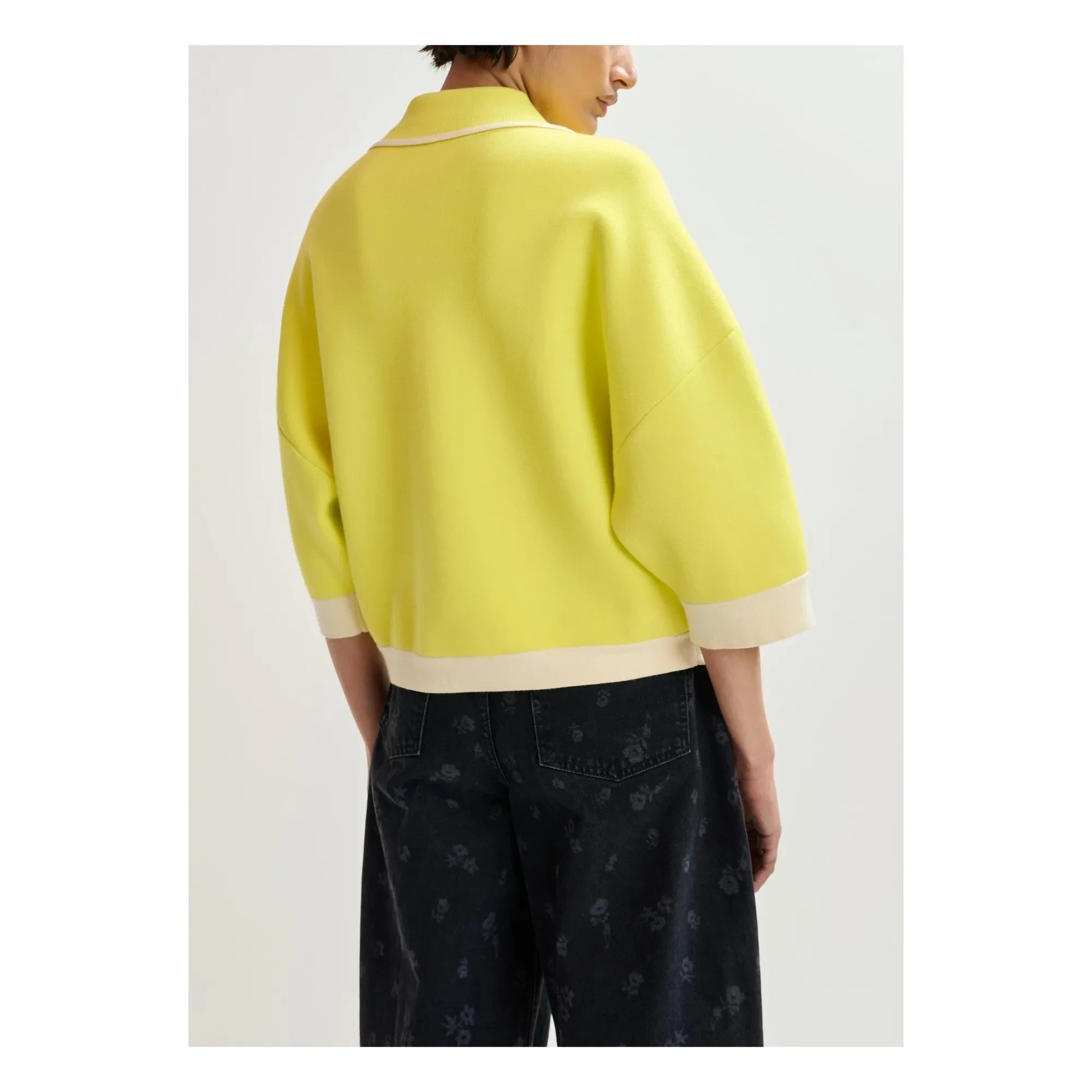 Essentiel Antwerp - Cárdigan Jugly | Amarillo limón