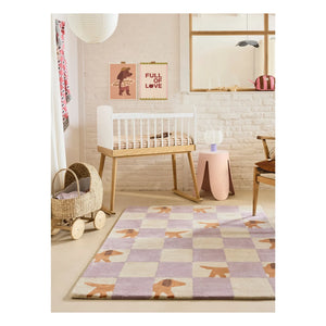 Bleuu-studio - Alfombra Walter Damier | Lila