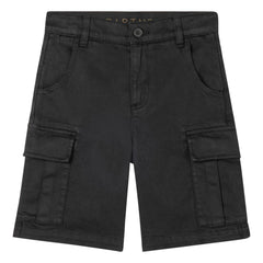 Stella McCartney Kids - Shorts cargo de algodón orgánico | Negro