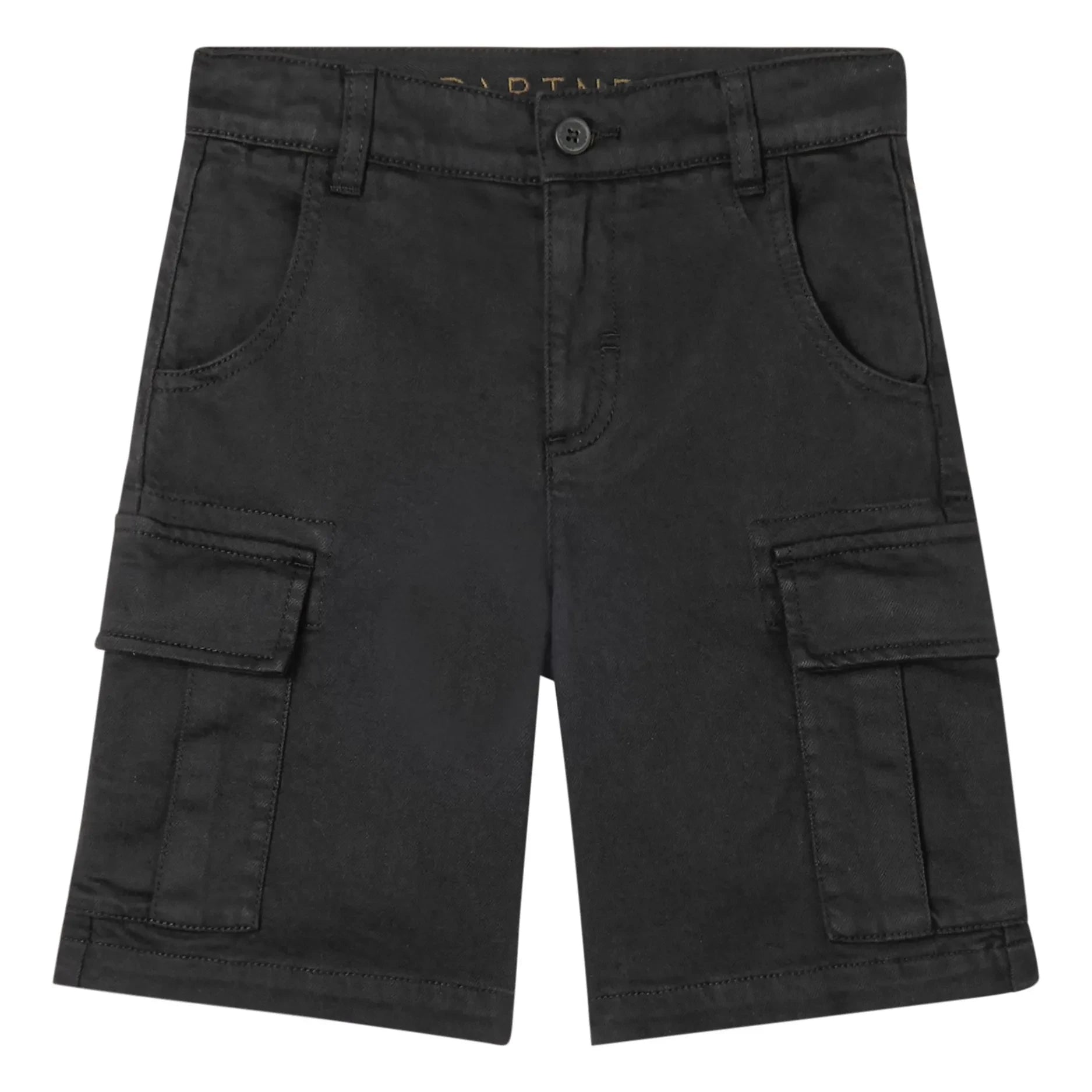 Stella McCartney Kids - Shorts cargo de algodón orgánico | Negro