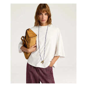 Momoni - Camiseta de algodón Journey | Blanco