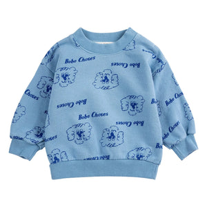 Bobo Choses - Sudadera orgánica de algodón con perros | Azul