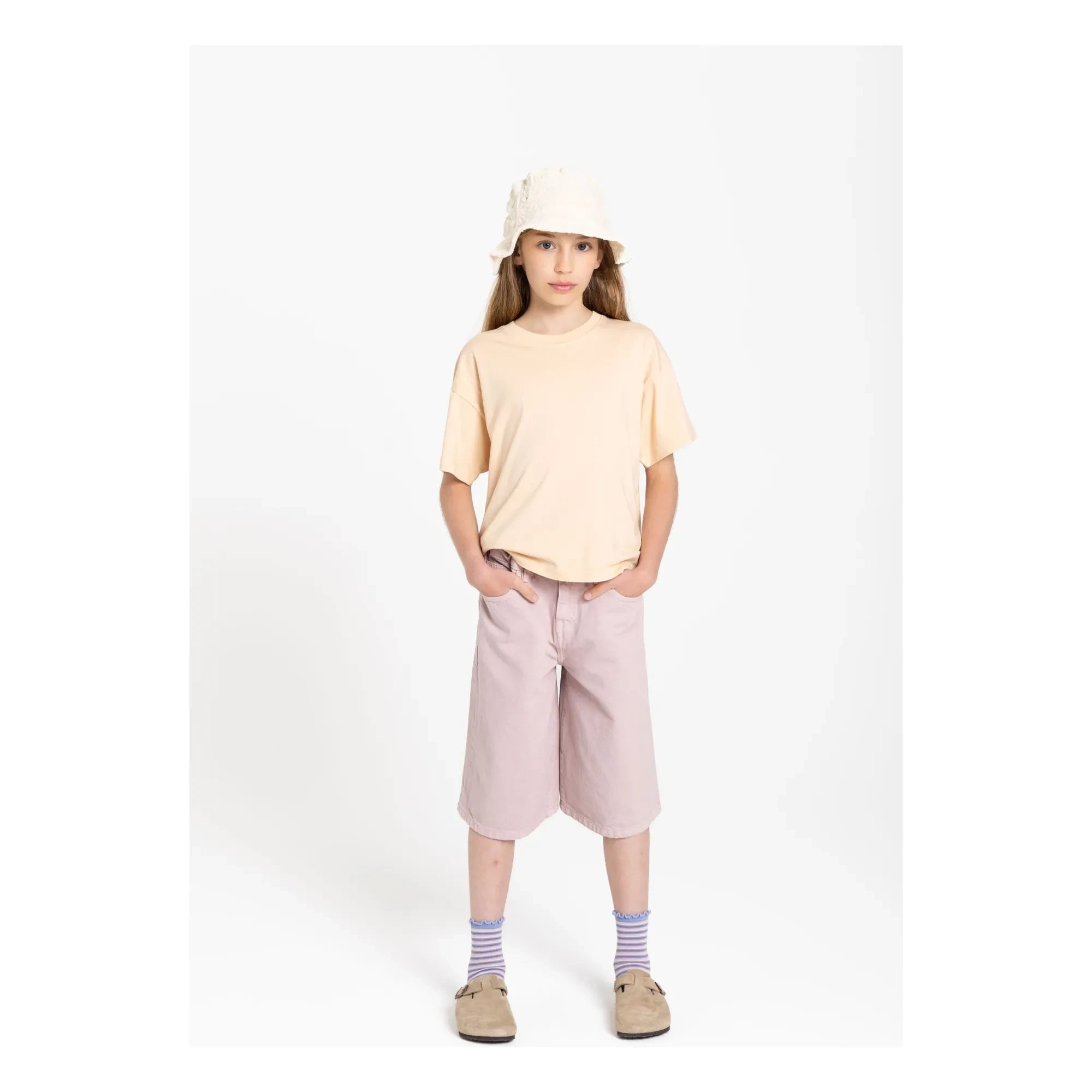Smallable Kid - Calcetines de rayas Lolita | Lavanda