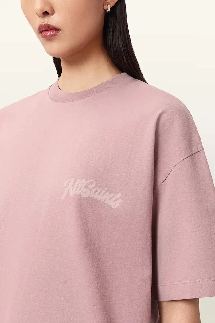AllSaints Camiseta Oversize de Algodón para Mujer ODYSSEY ETTA TEE