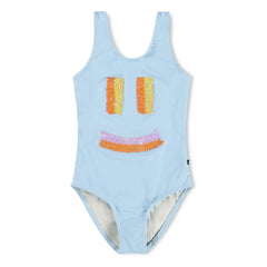 Molo - Nika Smile Bañador de Fibras Recicladas | Azul Claro