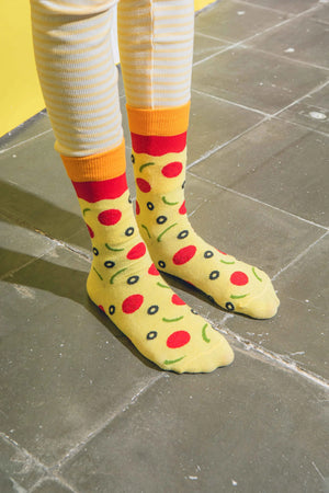 Eat My Socks - Calcetines Infantiles de Pizza Napolitana