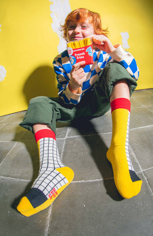 Eat My Socks - Calcetines Infantiles de Patatas Fritas