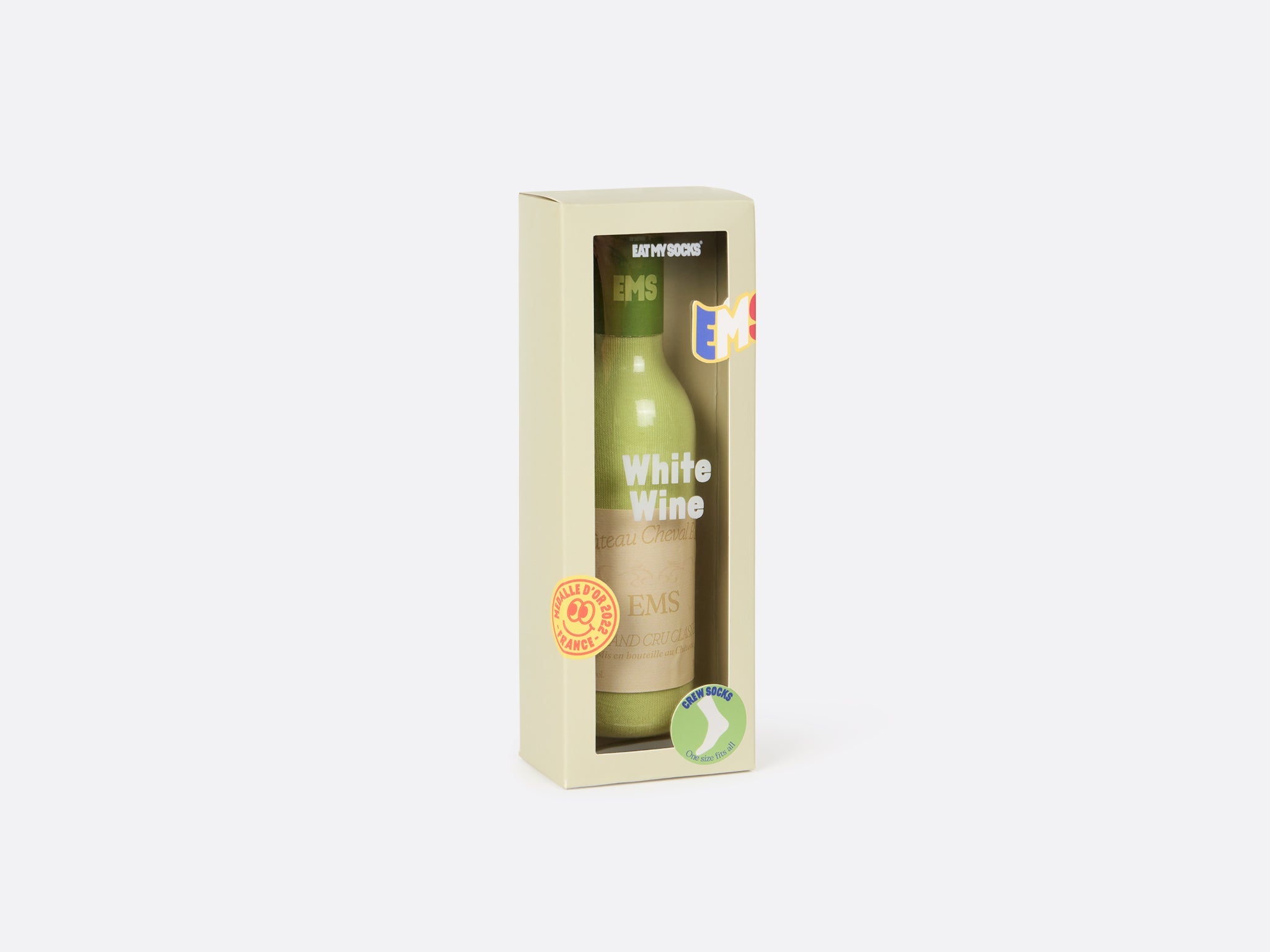 Eat My Socks - Calcetines de Vino Blanco para Adultos