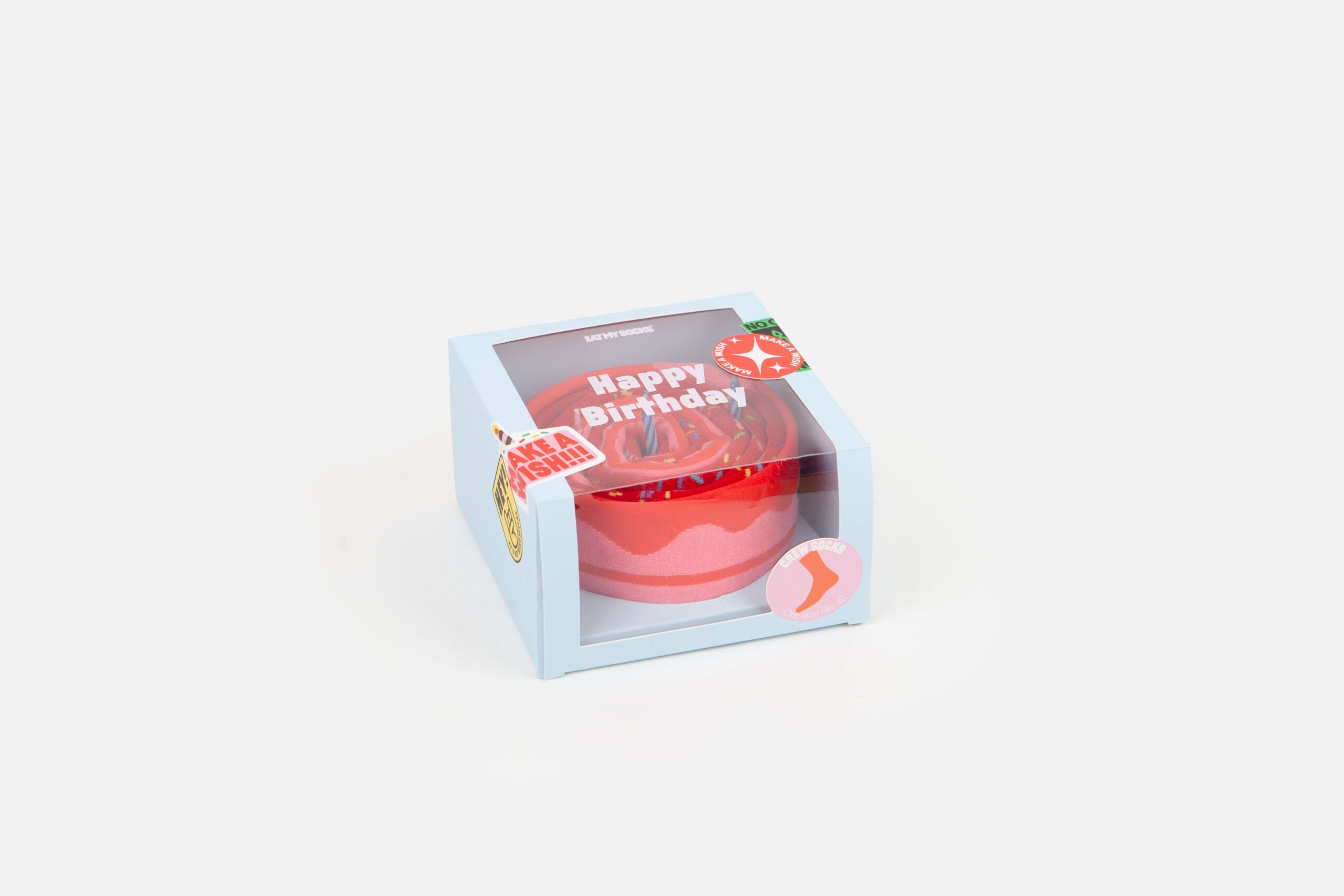 Eat My Socks - Calcetines de cumpleaños encerados dobles para adultos