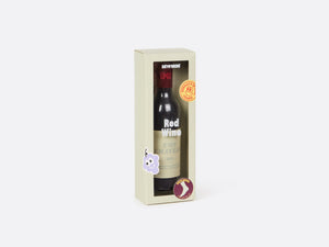 Eat My Socks - Calcetines de vino tinto para adultos