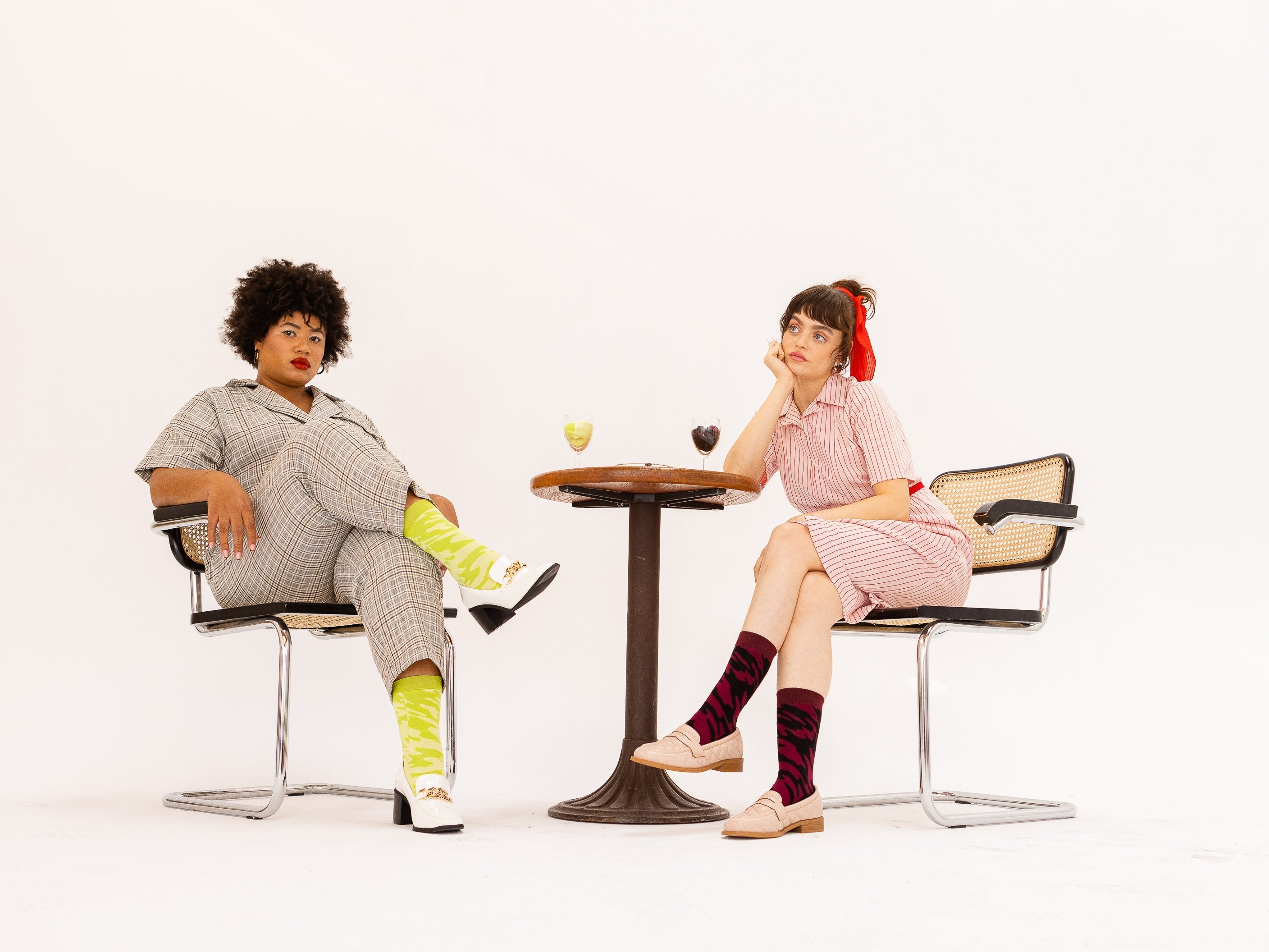 Eat My Socks - Calcetines de vino tinto para adultos