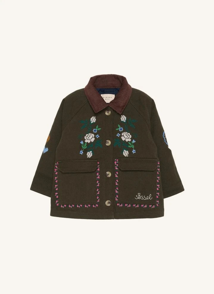 SISSEL EDELBO - Chaqueta Cara de algodón orgánico - Colección infantil | Caqui