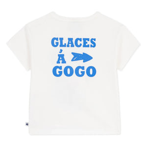Petit Bateau - Camiseta para perro de algodón orgánico | Blanco