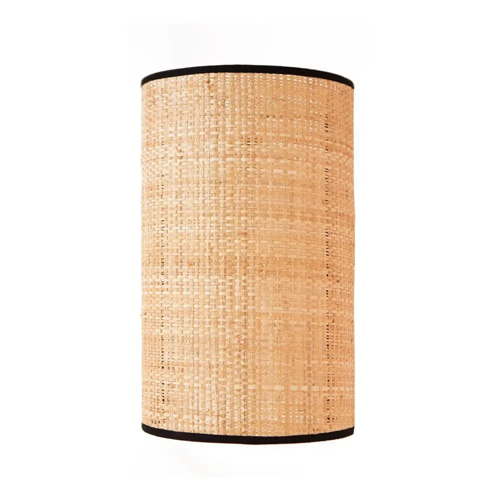 Maison Sarah Lavoine - Lámpara de pared de rafia Sperone | Negro