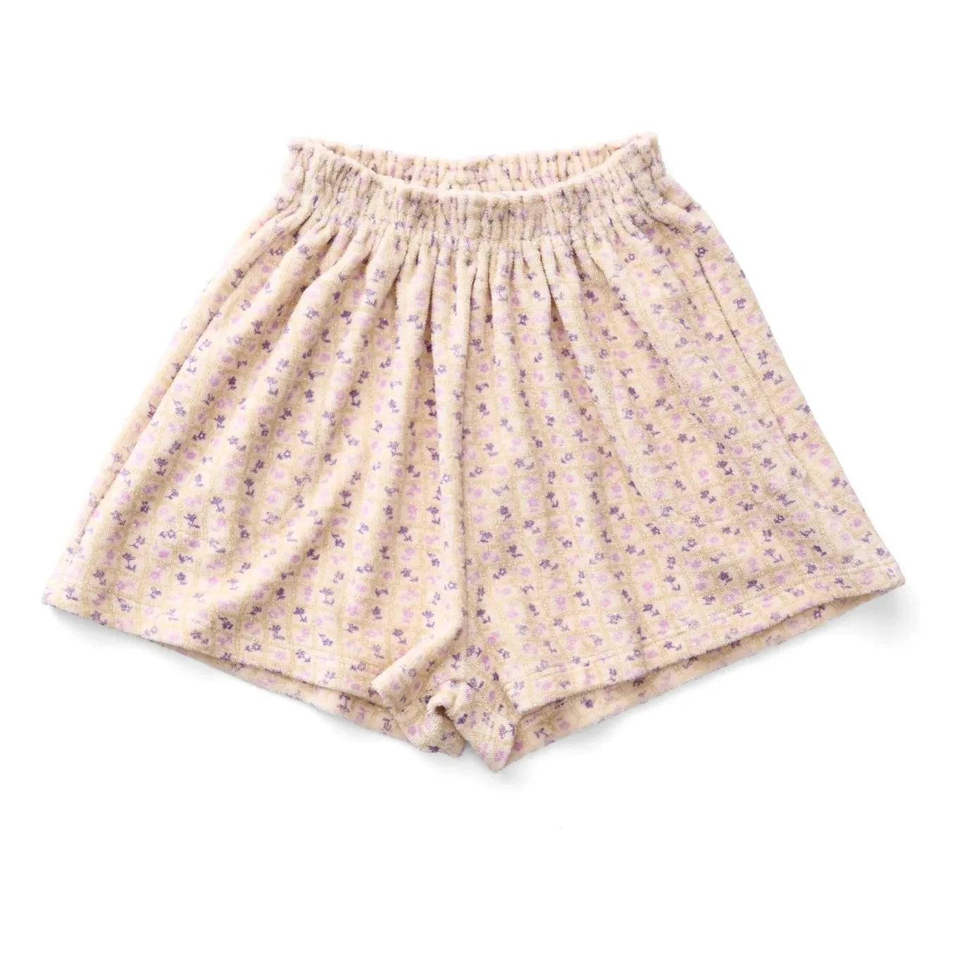 Soor Ploom - Mallas elásticas de algodón orgánico con estampado floral | Lila
