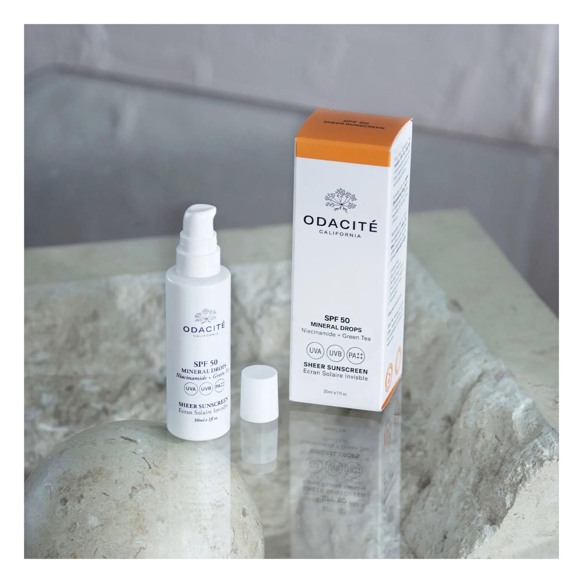 Odacité - Gotas Minerales Protector Solar Transparente SPF50 - 30 ml