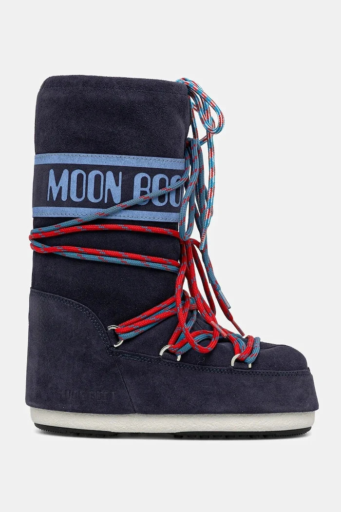 Moon Boot MB ICON SUEDE LACES Botas de Invierno de Ante para Niños