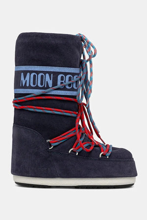 Moon Boot MB ICON SUEDE LACES Botas de Invierno de Ante para Niños