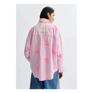 Essentiel Antwerp - Camisa bordada Jalinki | Rosa