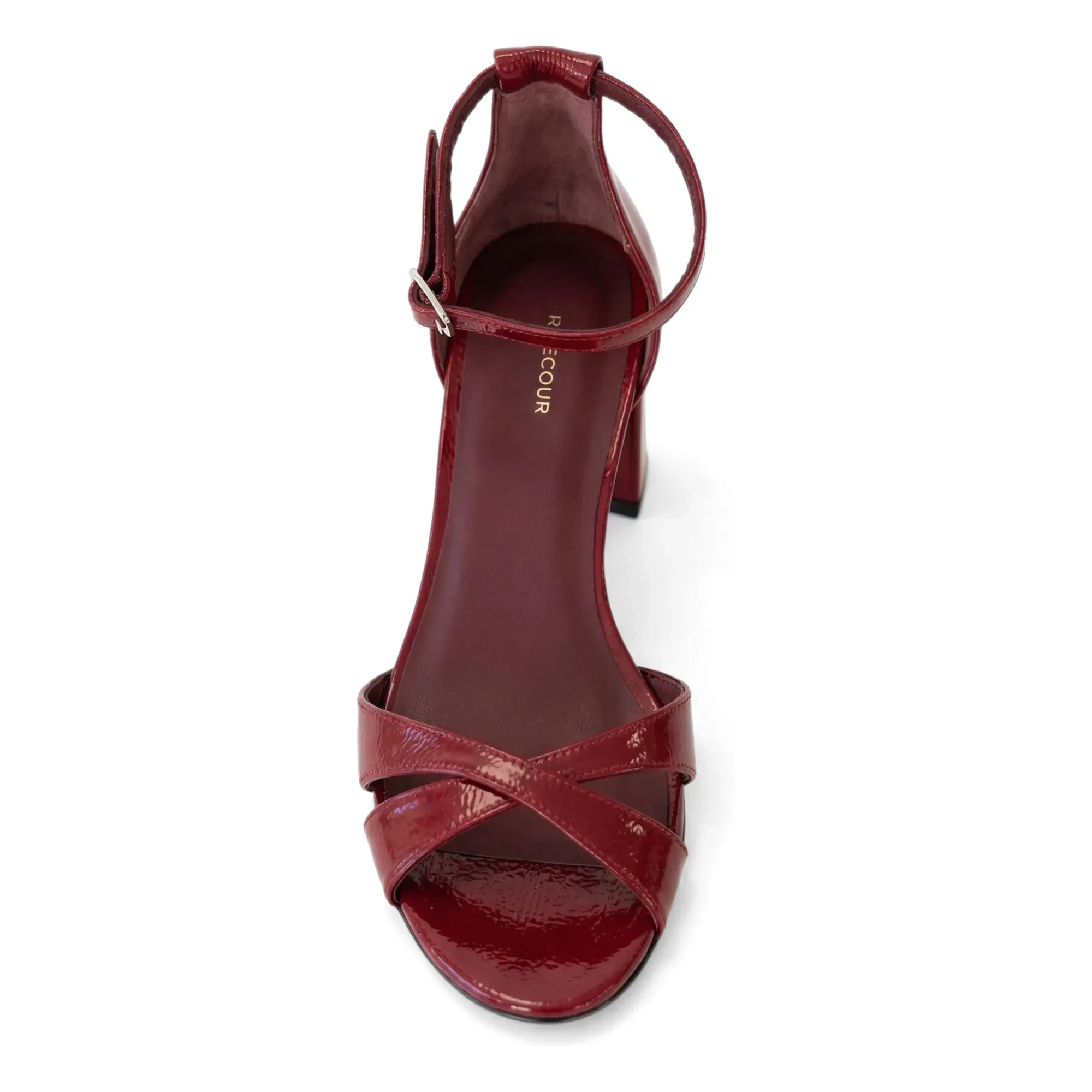 Rivecour - Sandalias n°595 Charol | Rojo cereza