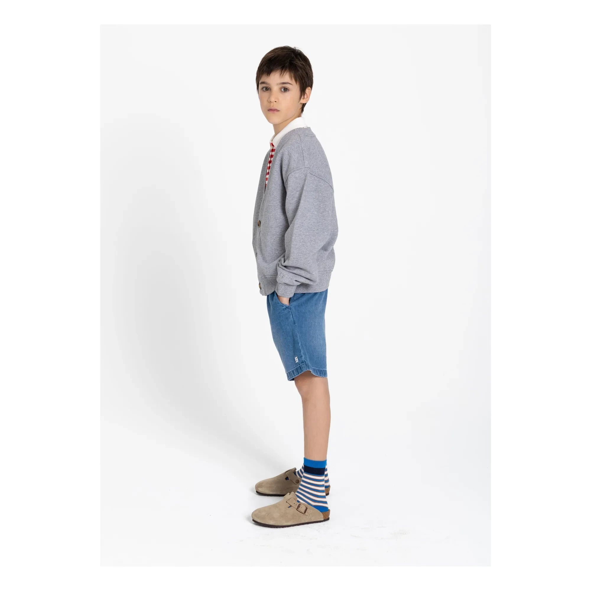 Smallable Kid - Calcetines de Rayas Malo | Azul